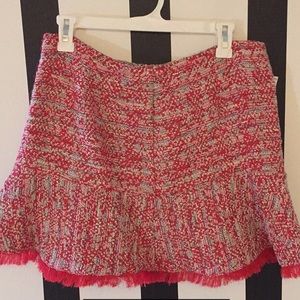 Zara Basics Tweed Mini Skirt